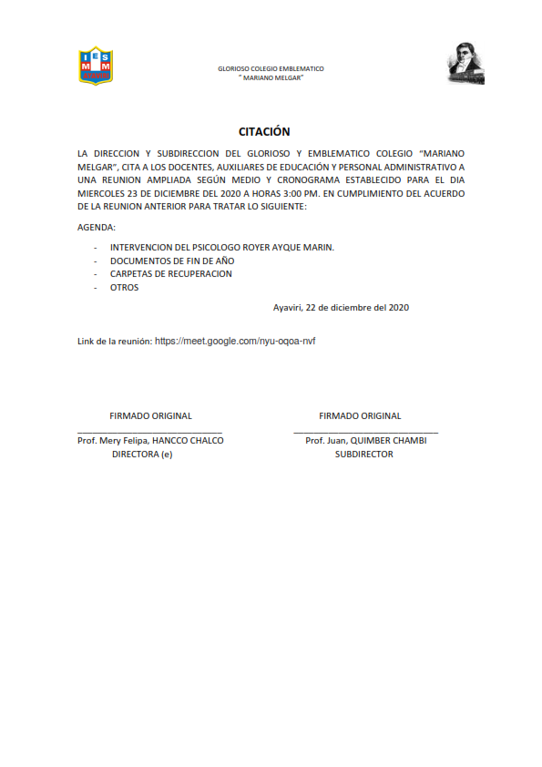 CITACION  DICIEMBRE 2_001