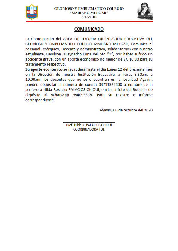 COMUNICADO _001