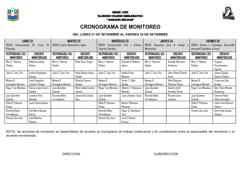 CRONOGRAMA DE MONITOREO DEL 21 AL 25 DE SETIEMBRE (1)_001